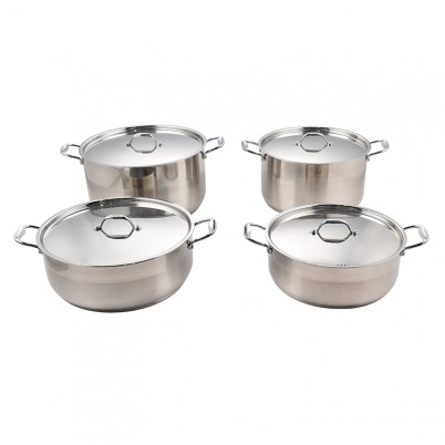 ZH-C070 Single Shallow Pot with Zinc Alloy Handle