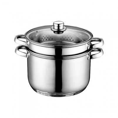 ZH-C052 Set of 3 Pasta Pot with Hollow Handle
