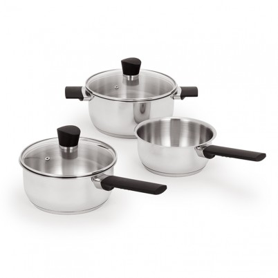 ZH-C007 5pcs Stainless Steel Cookware Set with Bakelite Handle