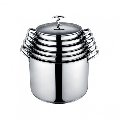 ZH-C101 Single Stock Pot with Pipe Hollow Handle