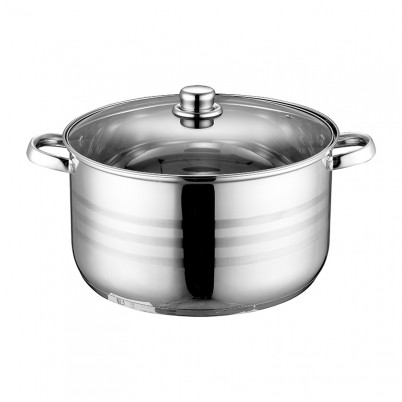 ZH-C045 Single Stainless Steel Casserole with Hollow Handle