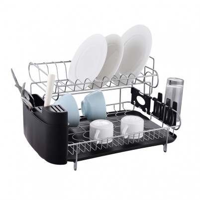 ZH-W2015 Double Layer Kitchen Dish Plate Rack