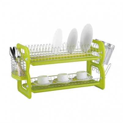 ZH-W2034 Double Layer Kitchen Dish Plate Rack