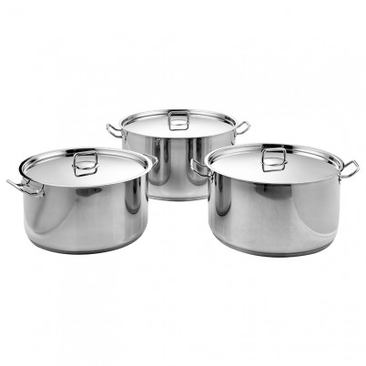 ZH-C037 Single Stainless Steel Casserole with Wire Handle