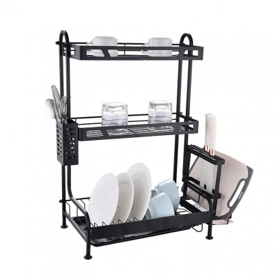 ZH-W3001 Triple Layer Kitchen Dish Plate Rack