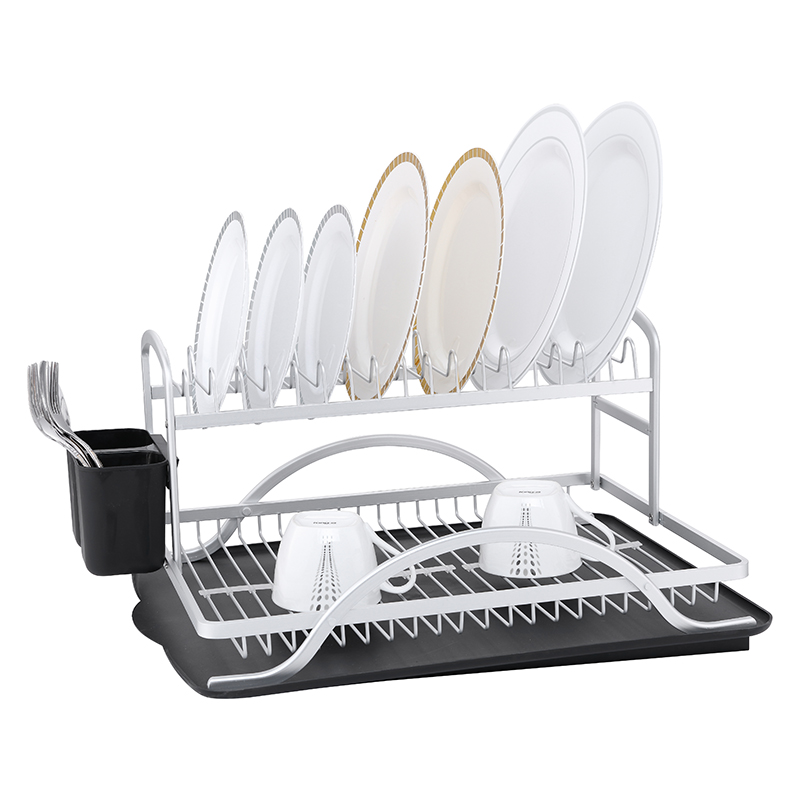 ZH-W040 Aluminum Kitchen Dish Plate Rack