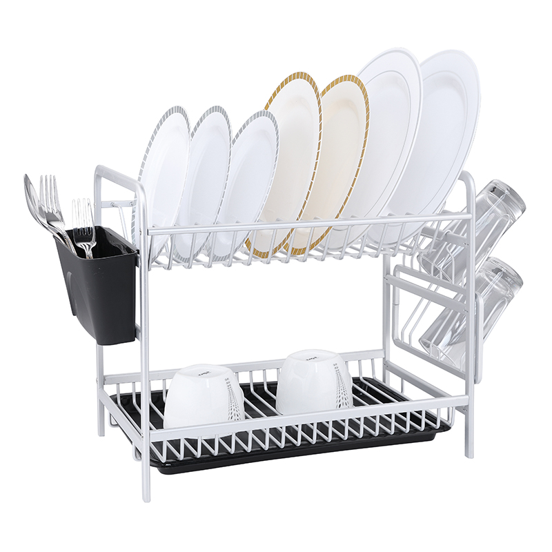 ZH-W039 Aluminum Kitchen Dish Plate Rack