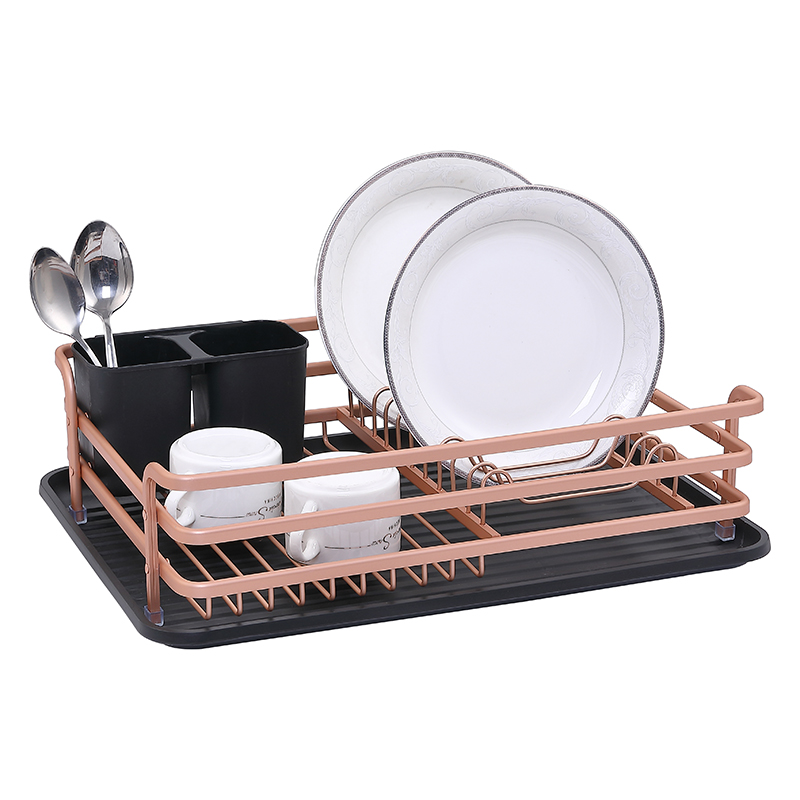 ZH-W028 Aluminum Kitchen Dish Plate Rack