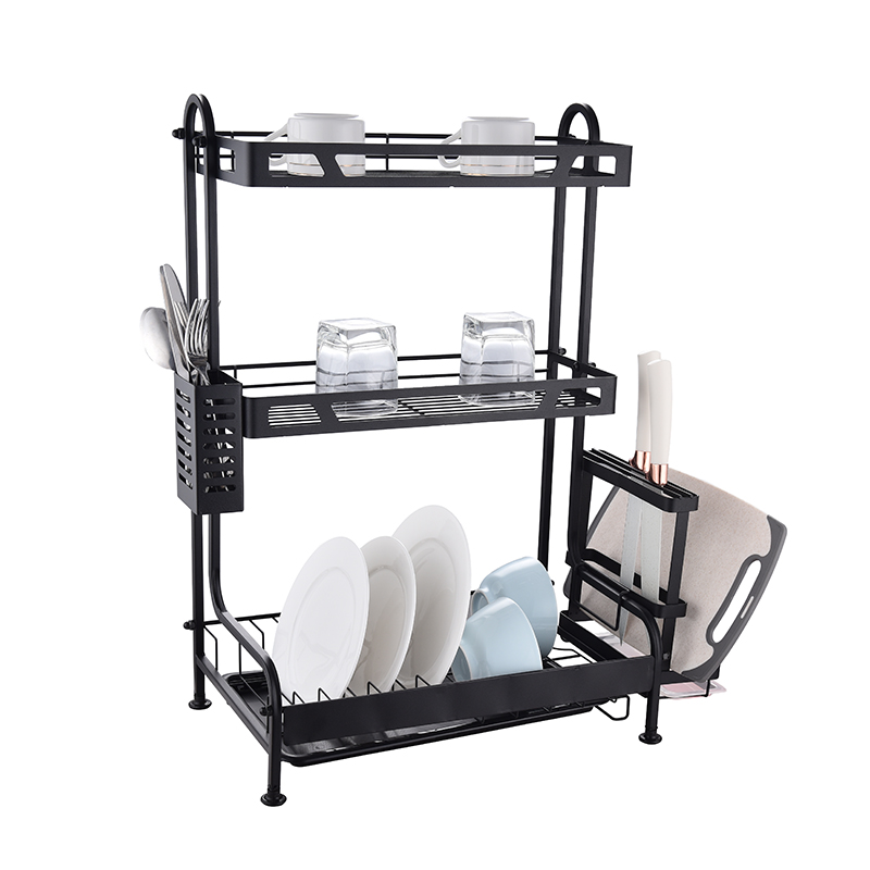 ZH-W3001 Triple Layer Kitchen Dish Plate Rack