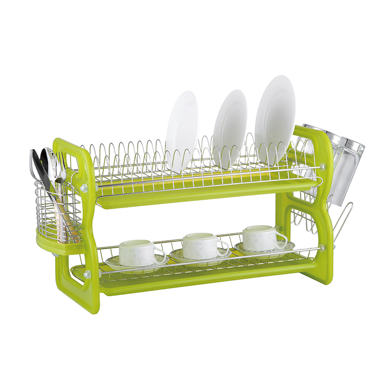 ZH-W2034 Double Layer Kitchen Dish Plate Rack