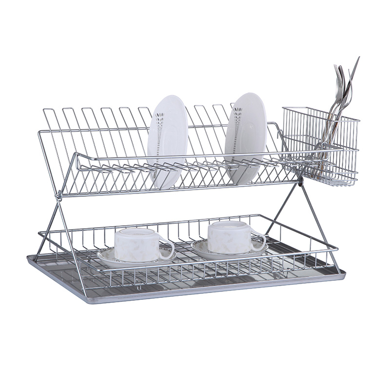 ZH-W2030 Double Layer Kitchen Dish Plate Rack