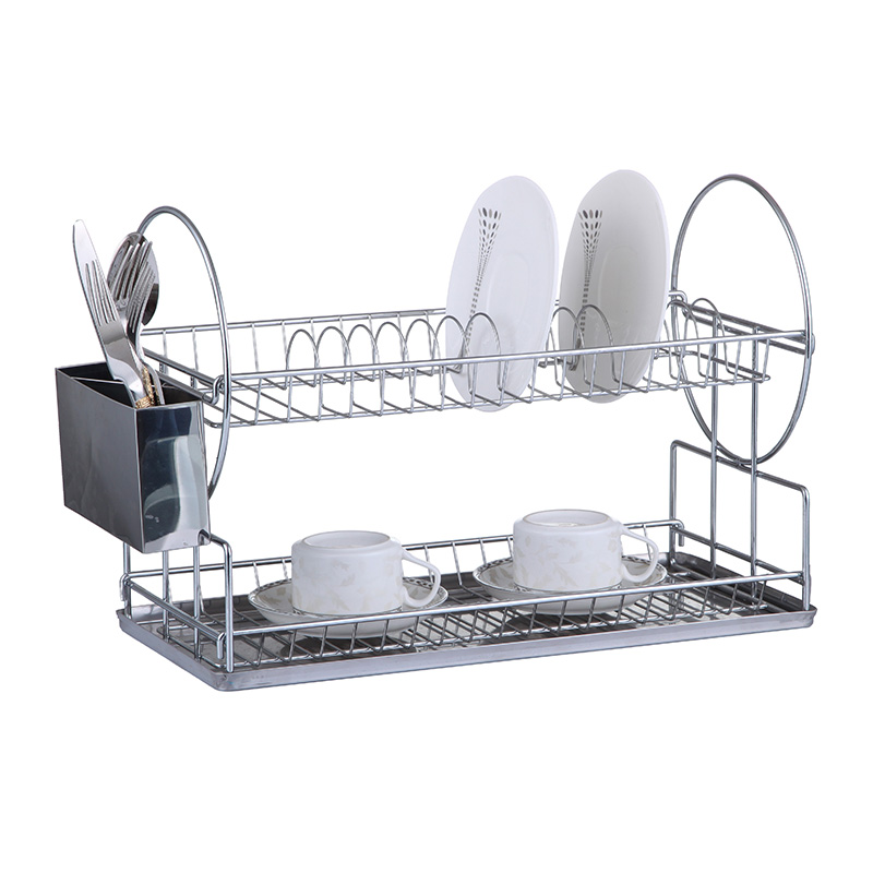 ZH-W2029 Double Layer Kitchen Dish Plate Rack