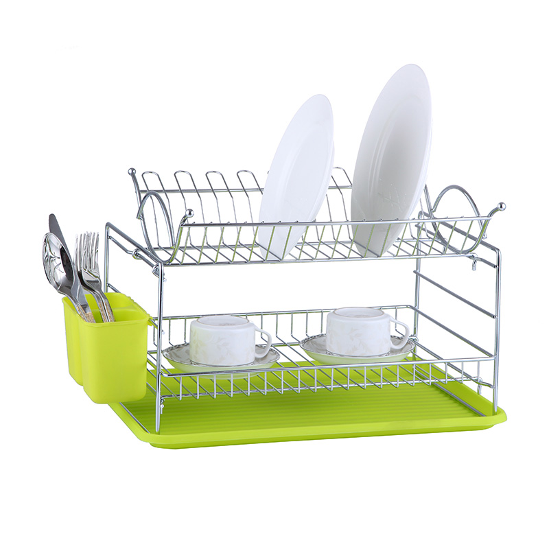 ZH-W2028 Double Layer Kitchen Dish Plate Rack