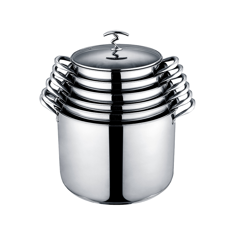 ZH-C101 Single Stock Pot with Pipe Hollow Handle