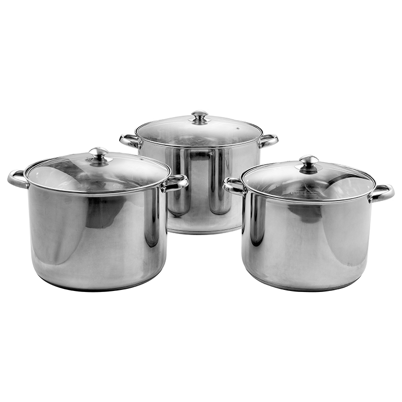 ZH-C087 6pcs Stock Pot Set with Hollow Handle
