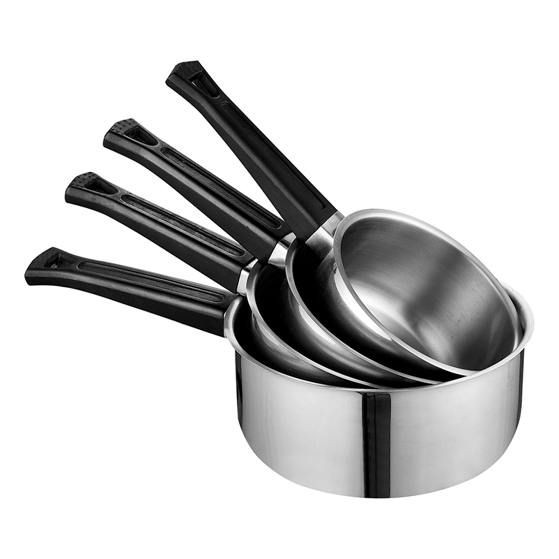 ZH-C050 4pcs Stainless Steel Saucepan Set with Bakelite Handle