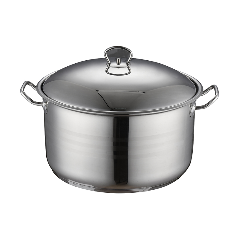 ZH-C046 Single Stainless Steel Casserole with Wire Handle